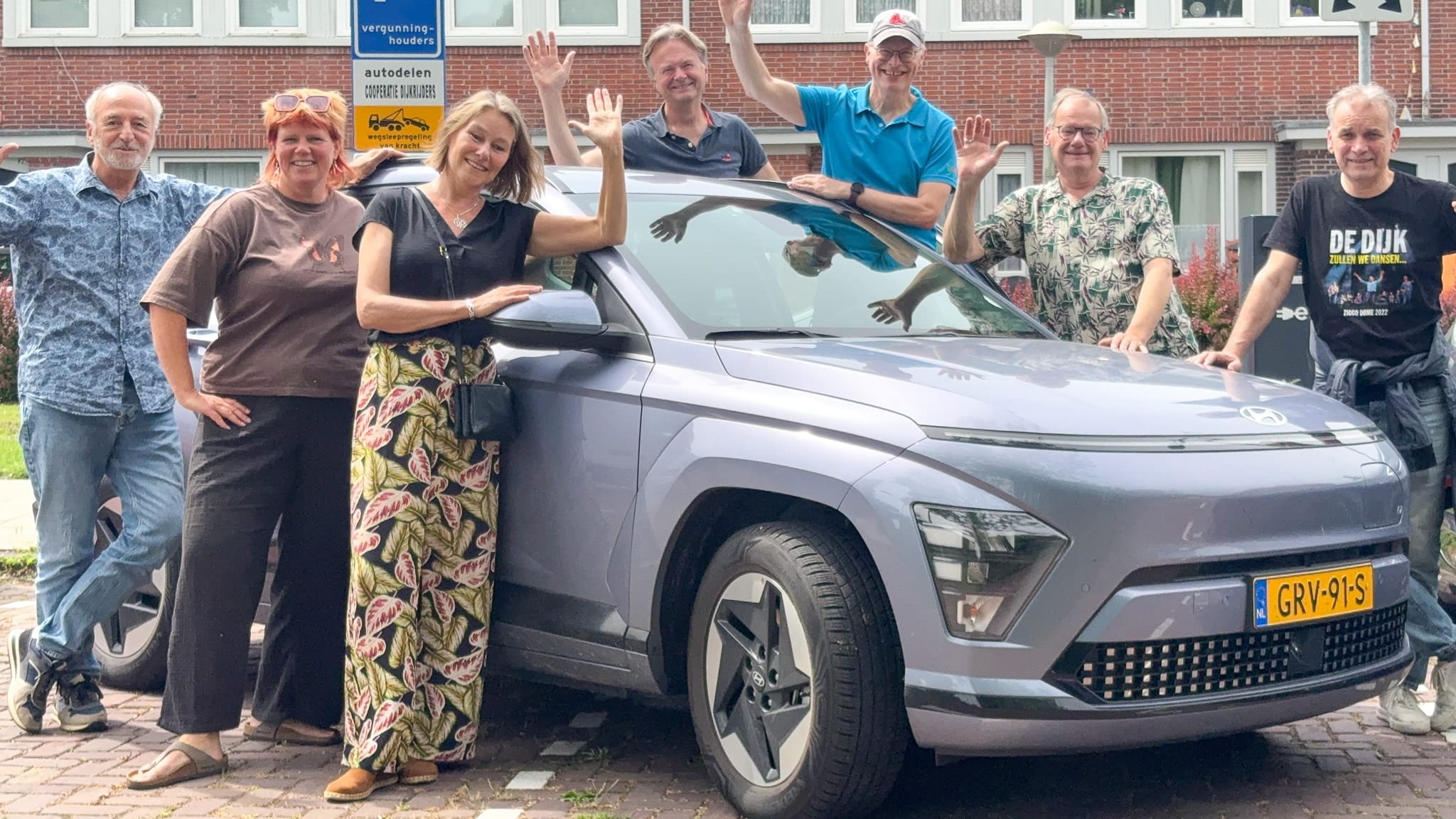 De Dijkrijders op de Waddendijk Dijkrijders